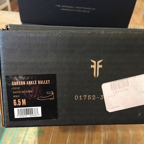 Frye Carson Ankle Strap Ballet Flats Suede 6.5 - Picture 8 of 8